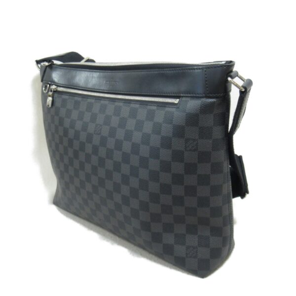 2106800542394 4 Louis Vuitton Mick MM Shoulder Bag Damier Graphite Black