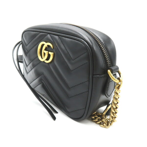 2106800542882 3 Gucci Gg Marmont Quilted Shoulder Bag Black