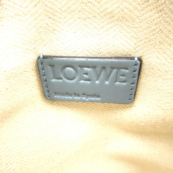 2106800542936 7 Loewe Repeat Anagram Leather Shoulder Bag Blue