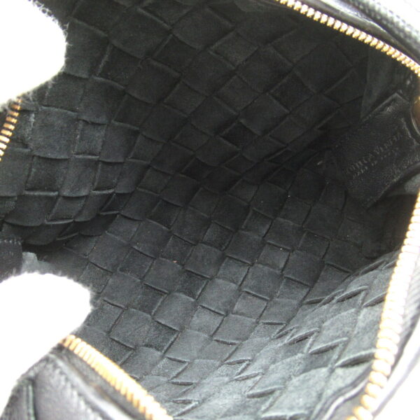 2106800543971 6 Bottega Veneta Lambskin Shoulder Bag Black