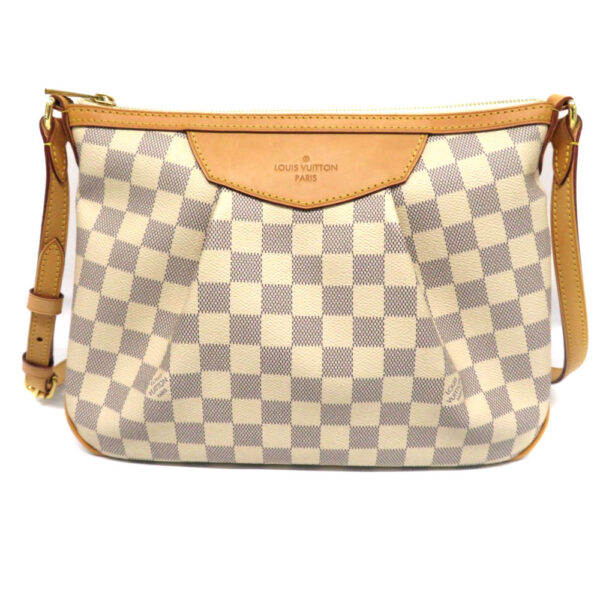 21073731 Louis Vuitton Syracuse PM Shoulder Bag Damier Azur White