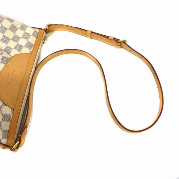 210737310 Louis Vuitton Syracuse PM Shoulder Bag Damier Azur White