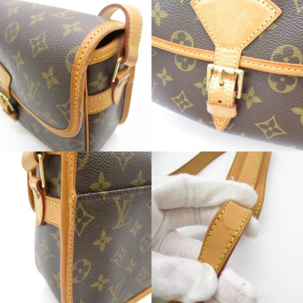 2107400209250 7c Louis Vuitton Sologne Shoulder Bag Monogram Brown