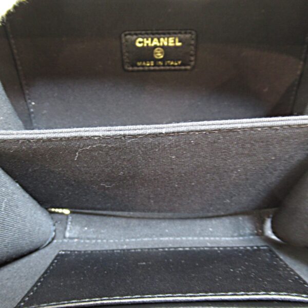 2107400212823 9 CHANEL Chain Shoulder Bag Lambskin Black