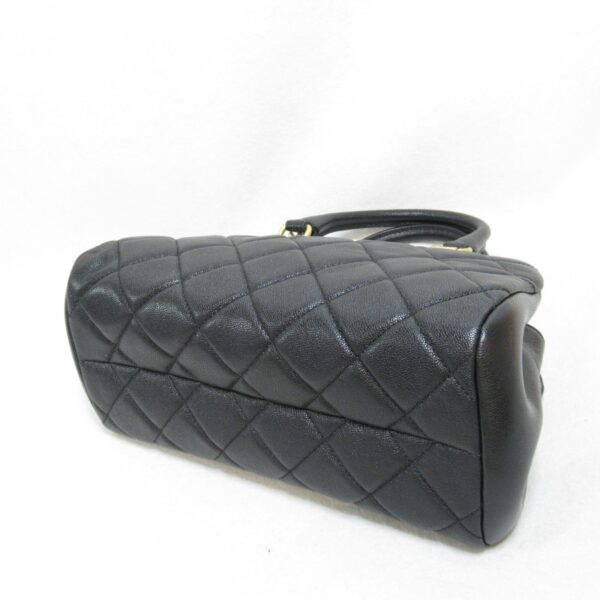 2107400212830 5 CHANEL Bowling Bag Shoulder Bag Caviar Skin Black