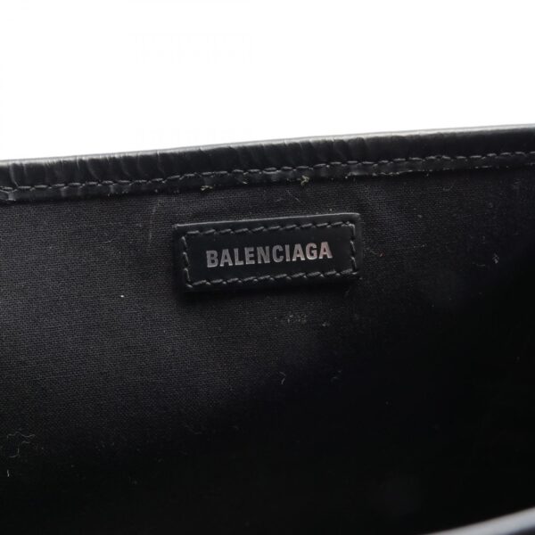 2107400215930 4 Balenciaga Blue Cabas S Tote Bag White Black