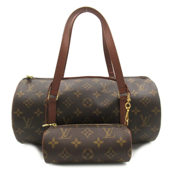 2107400217897 1 Louis Vuitton Papillon GM Monogram Shoulder Bag Brown