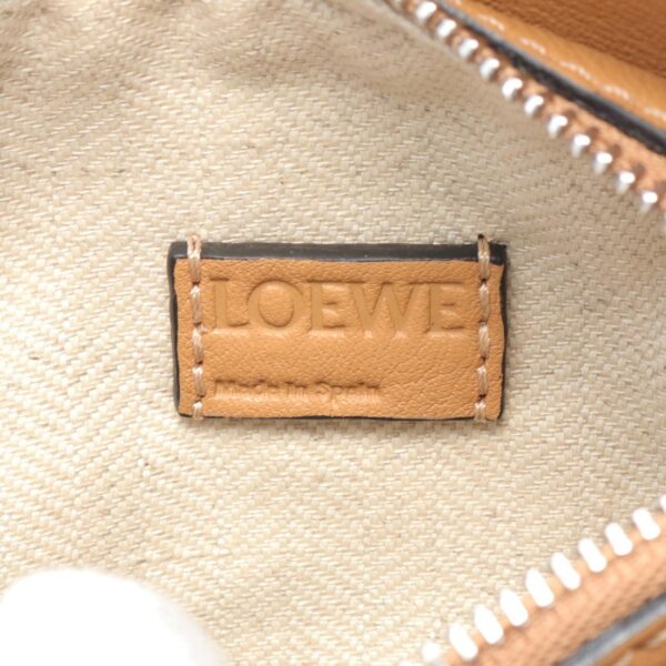 2107400219334 4 Loewe Puzzle Nano Leather Handbag Brown