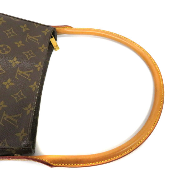 210752211 Louis Vuitton Looping MM Shoulder Bag Monogram Canvas Brown