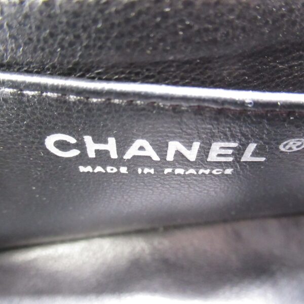 2107600961972 10 CHANEL Mini Matelasse Chain Shoulder Bag Caviar Skin Black