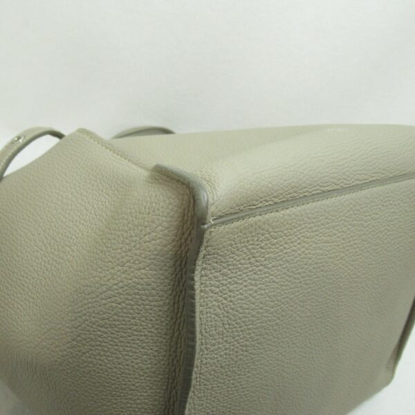 2107600967110 8 Celine 2Way Leather Tote Bag Gray Greige