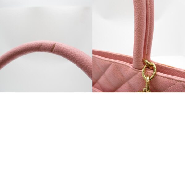 2107600975351 7c CHANEL Reprint Tote Bag Caviar Skin Pink