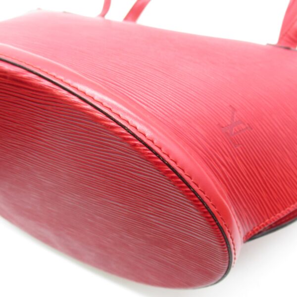 2107600977188 5 Louis Vuitton Saint Jacques Castellian Shoulder Bag Epi Red