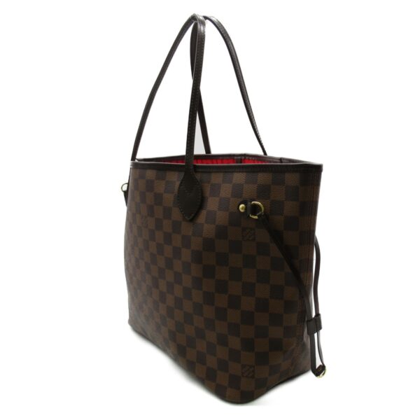 2107600977355 2 Louis Vuitton Neverfull MM Tote Bag Damier Brown