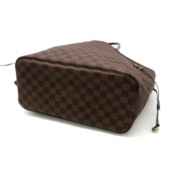 2107600977355 4 Louis Vuitton Neverfull MM Tote Bag Damier Brown