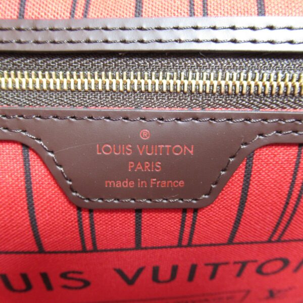 2107600978154 10 Louis Vuitton Neverfull MM Tote Bag Damier Brown