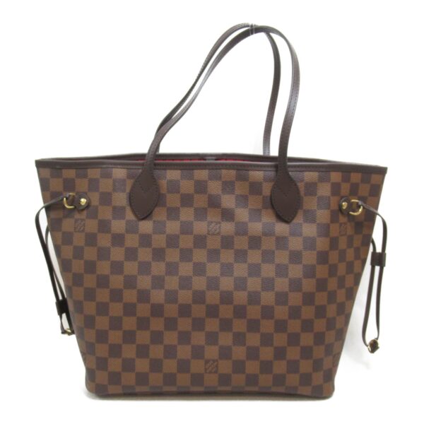 2107600978154 3 Louis Vuitton Neverfull MM Tote Bag Damier Brown