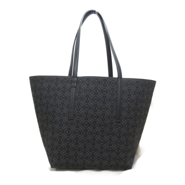 2107600978277 2 Loewe Anagram Canvas Tote Bag Black