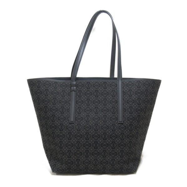 2107600978277 3 Loewe Anagram Canvas Tote Bag Black