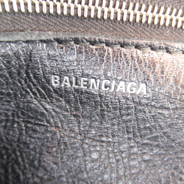 2107600978611 6 Balenciaga Paper A6 Handbag Black