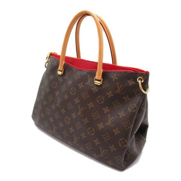 2107600979847 4 LOUIS VUITTON Pallas Tote Bag Monogram Brown