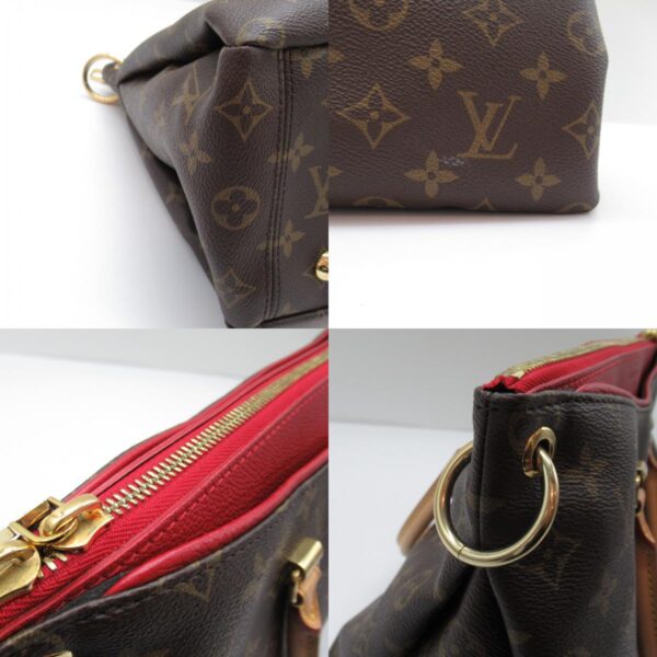 2107600979847 8c LOUIS VUITTON Pallas Tote Bag Monogram Brown