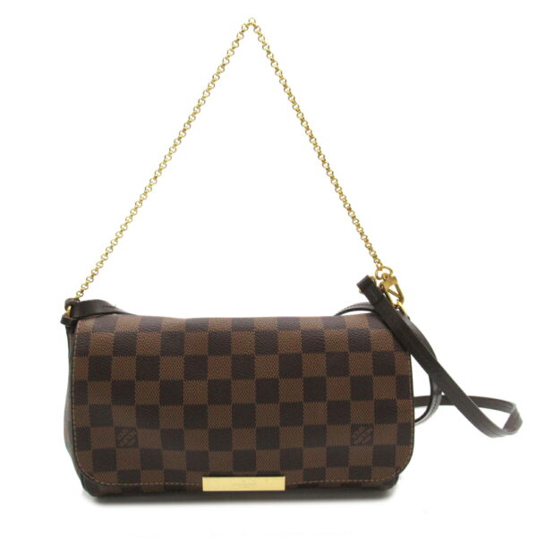 2107600984001 1 LOUIS VUITTON Hoxton PM 2way Shoulder Bag Damier Brown