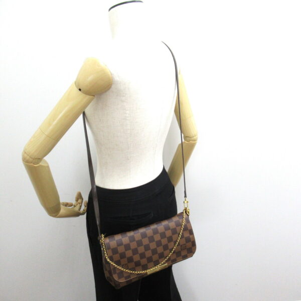 2107600984001 5 LOUIS VUITTON Hoxton PM 2way Shoulder Bag Damier Brown