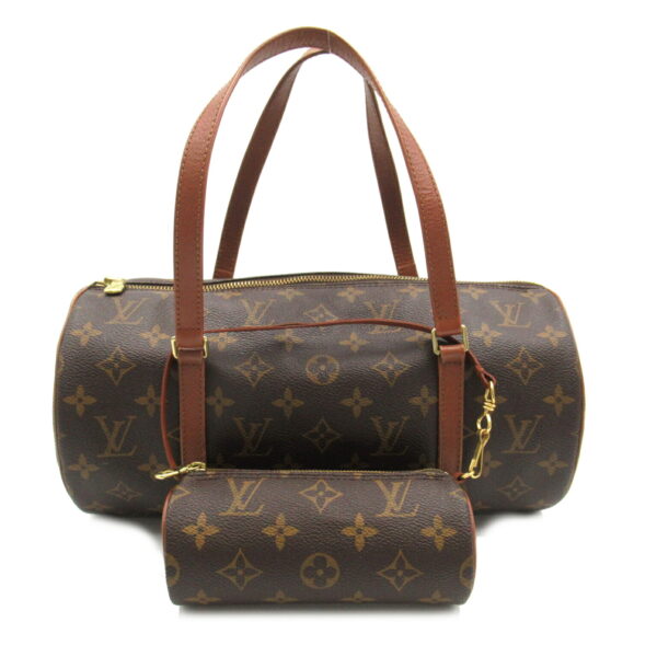 2107600989006 1 Louis Vuitton Papillon GM Monogram Shoulder Bag Brown