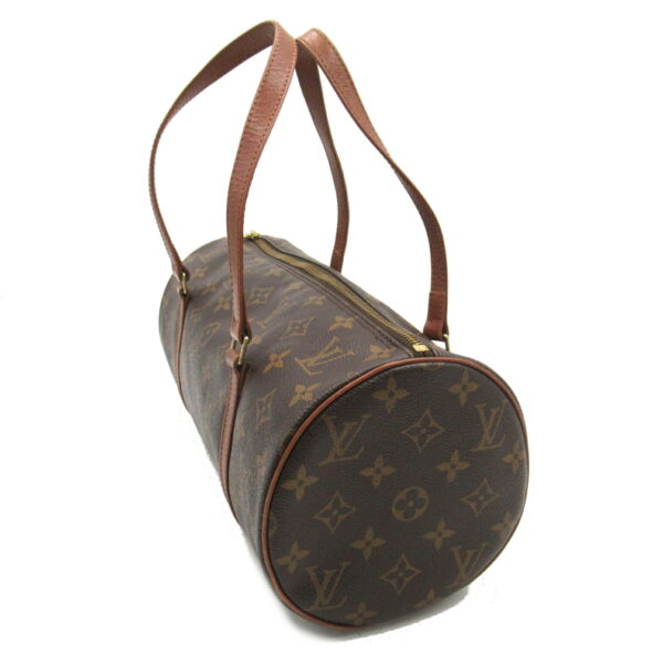 2107600989006 4 Louis Vuitton Papillon GM Monogram Shoulder Bag Brown