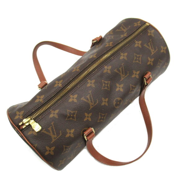 2107600989006 5 Louis Vuitton Papillon GM Monogram Shoulder Bag Brown