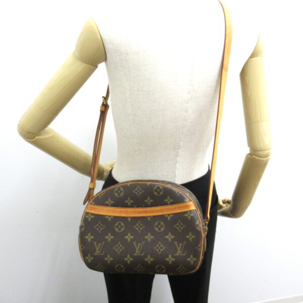 2107600989013 5 Louis Vuitton Blois Monogram Shoulder Bag Brown