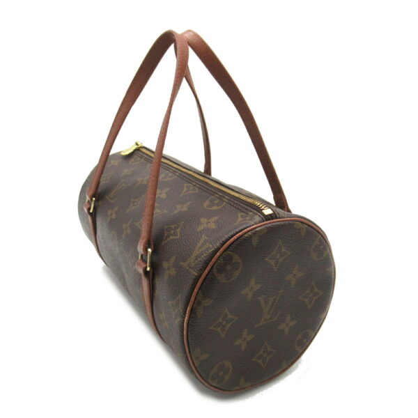 2107600989051 3 Louis Vuitton Papillon PM Monogram Shoulder Bag Brown