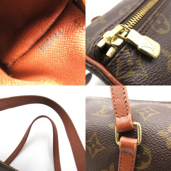 2107600989051 8c Louis Vuitton Papillon PM Monogram Shoulder Bag Brown