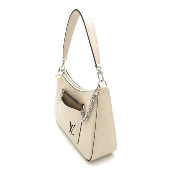 2107600999166 3 Louis Vuitton Marelle Shoulder Bag Epi White