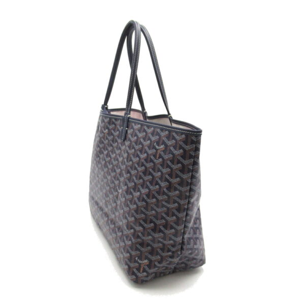 2107601001523 4 Goyard Saint Louis Pm Canvas Leather Tote Bag Purple