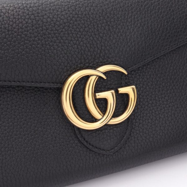 2107601007365 7 Gucci Gg Marmont Shoulder Bag Black