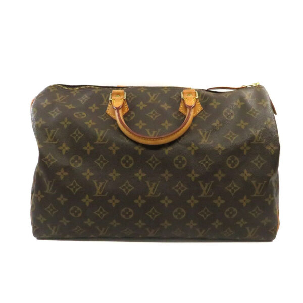 21076971 Louis Vuitton Speedy 40 Bag Monogram Canvas Brown