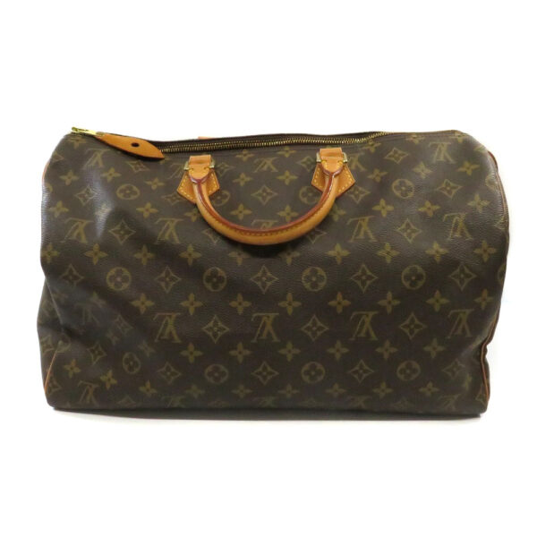 21076972 Louis Vuitton Speedy 40 Bag Monogram Canvas Brown