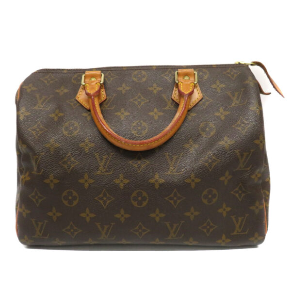 21078261 Louis Vuitton Speedy 30 Bag Monogram Canvas Brown