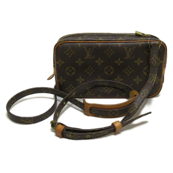 2118300042892 3 Louis Vuitton Pochette Marly Bandouliere Shoulder Bag Monogram Brown