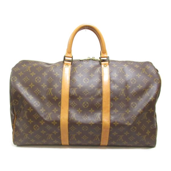 2118300047682 3 LOUIS VUITTON Keepall 50 Bag Monogram Bag Brown