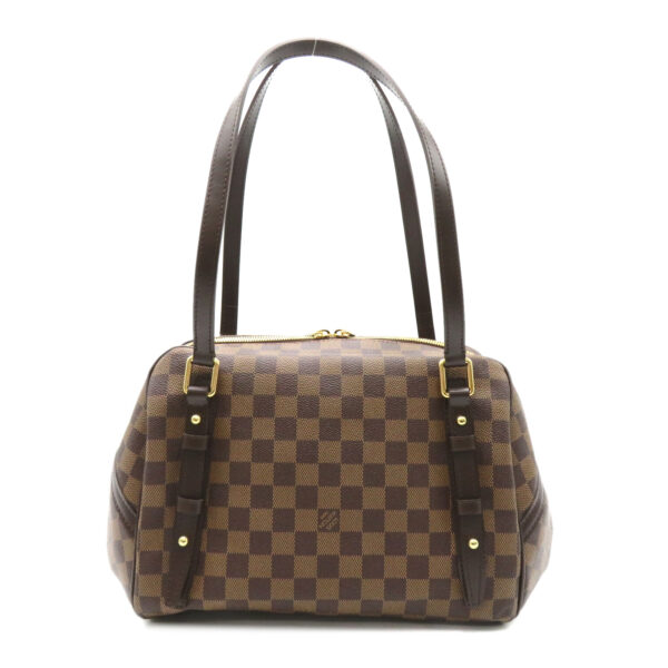 2118300047736 2 LOUIS VUITTON Rivington GM Shoulder Bag Damier Brown