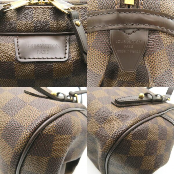 2118300047736 9c LOUIS VUITTON Rivington GM Shoulder Bag Damier Brown