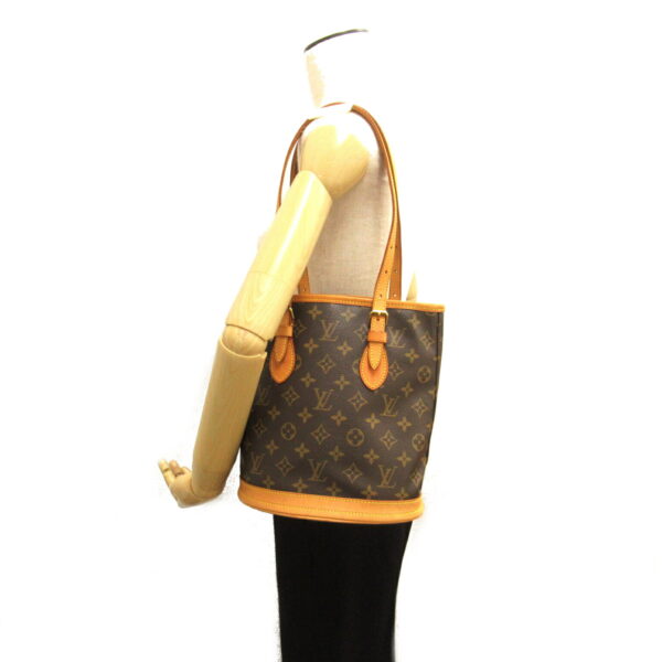 2118300053942 5 Louis Vuitton Bucket PM Tote Bag Monogram Brown