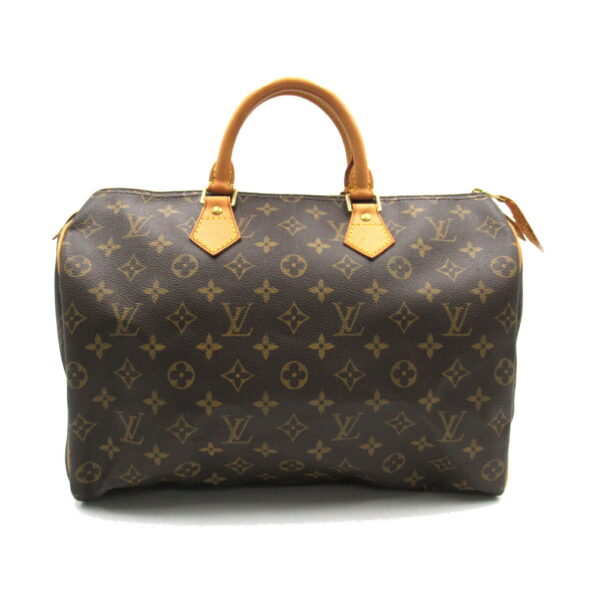 2118400107774 1 Louis Vuitton Speedy 35 Handbag Monogram Brown