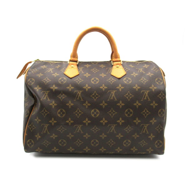 2118400107774 2 Louis Vuitton Speedy 35 Handbag Monogram Brown