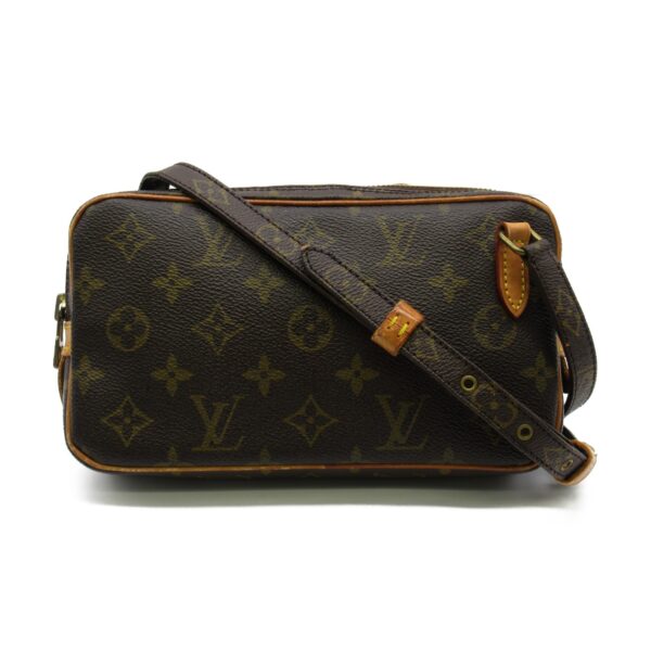 2118400109082 1 Louis Vuitton Pochette Marly Bandouliere Shoulder Bag Brown