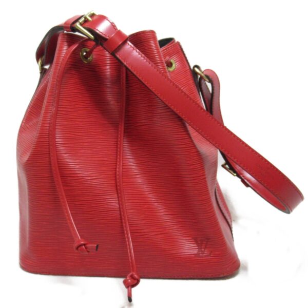 2118400110934 2 Louis Vuitton Petit Noe Shoulder Bag Epi Red