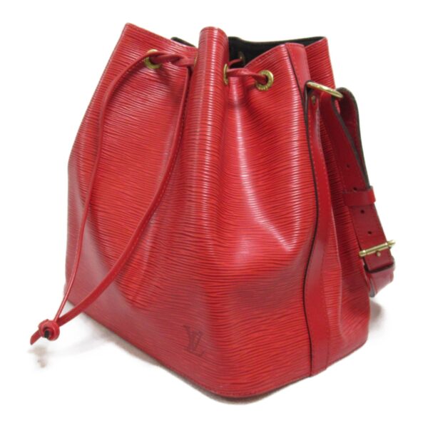 2118400110934 4 Louis Vuitton Petit Noe Shoulder Bag Epi Red